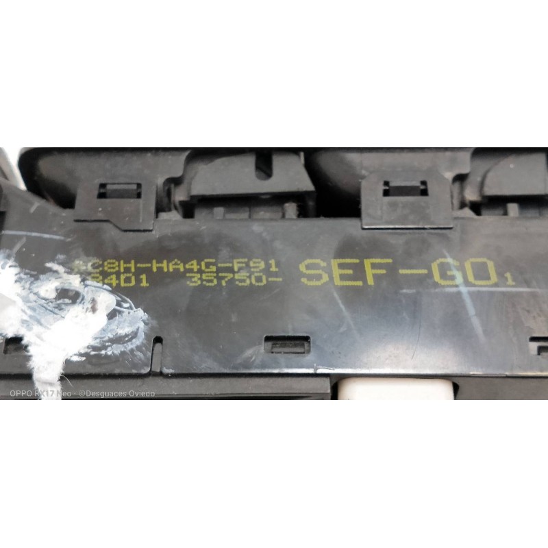 Recambio de mando elevalunas delantero izquierdo para honda accord berlina (cl/cn) 2.2 ctdi referencia OEM IAM 35750SEFG0  