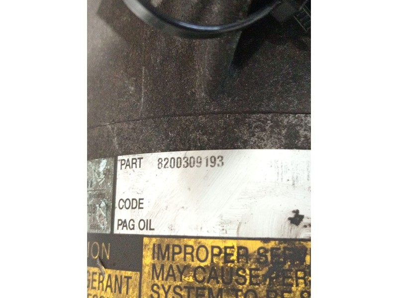 Recambio de compresor aire acondicionado para renault scénic ii (jm0/1_) 1.9 dci (jm0g, jm12, jm1g, jm2c) referencia OEM IAM 820