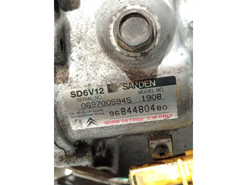 Recambio de compresor aire acondicionado para citroën c2 (jm_) 1.4 referencia OEM IAM 9684480480  