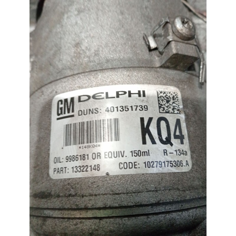 Recambio de compresor aire acondicionado para opel zafira / zafira family b (a05) 1.7 cdti (m75) referencia OEM IAM 401351739 13