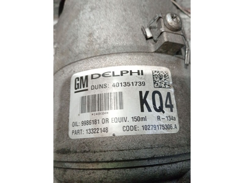 Recambio de compresor aire acondicionado para opel zafira / zafira family b (a05) 1.7 cdti (m75) referencia OEM IAM 401351739 13