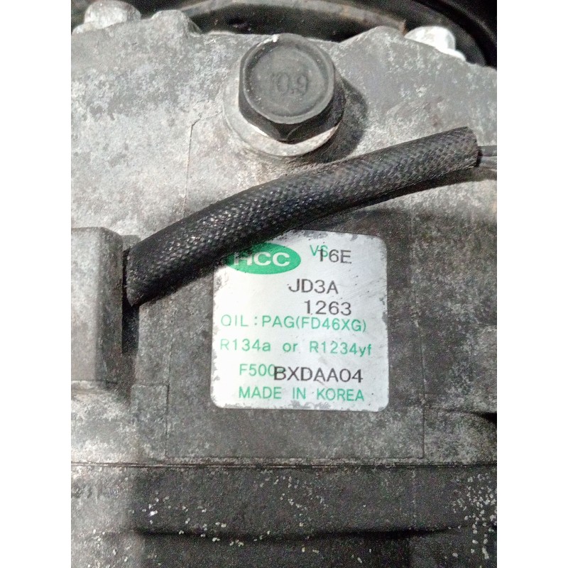 Recambio de compresor aire acondicionado para kia sportage iii (sl) 1.6 gdi referencia OEM IAM F500BXDAA04  