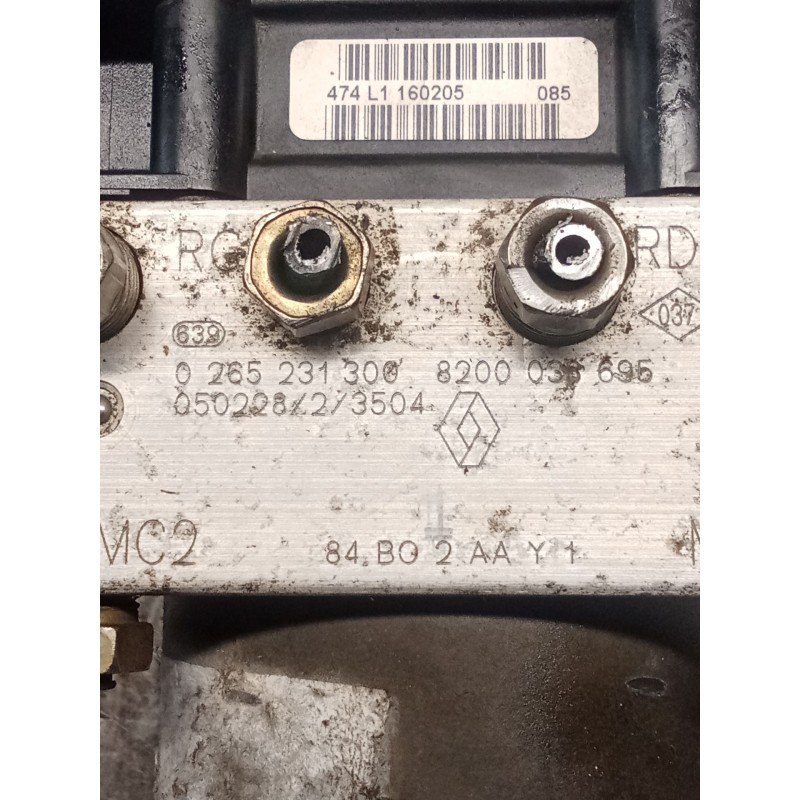 Recambio de abs para renault scénic ii (jm0/1_) 1.5 dci (jm02, jm13) referencia OEM IAM 0265800300 8200038695 0265321300