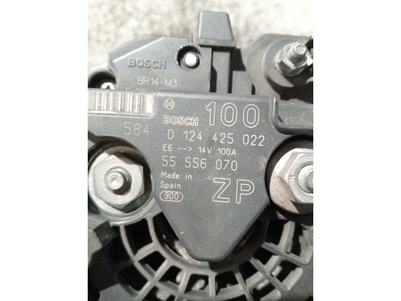 Recambio de alternador para opel meriva a monospace (x03) 1.6 16v (e75) referencia OEM IAM 0124425022 55556070 100A