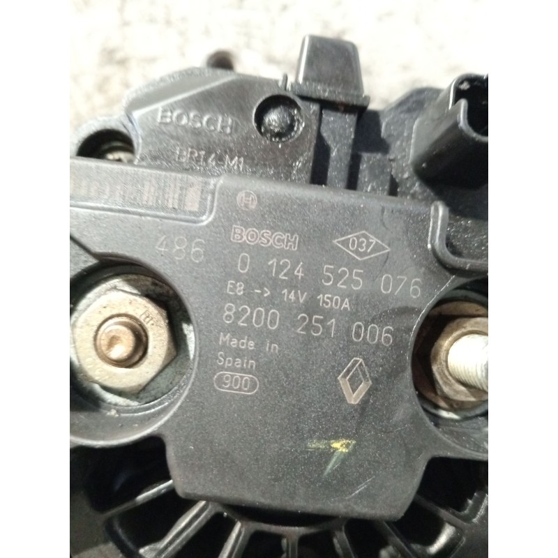 Recambio de alternador para renault laguna ii grandtour (kg0/1_) 1.9 dci (kg0g) referencia OEM IAM 8200251006 0124525076 