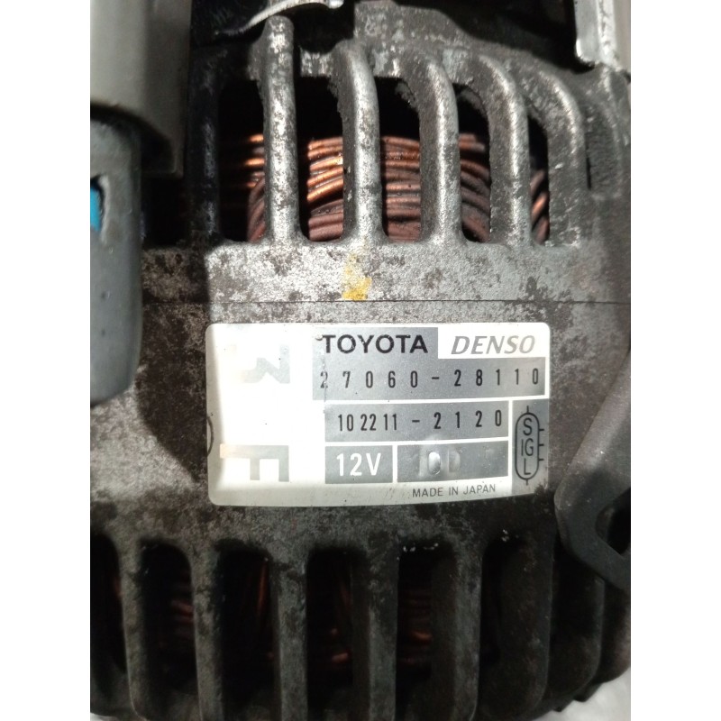 Recambio de alternador para toyota rav 4 ii (_a2_) 2.0 4wd (aca21, aca20) referencia OEM IAM 2706028110 1022112120 