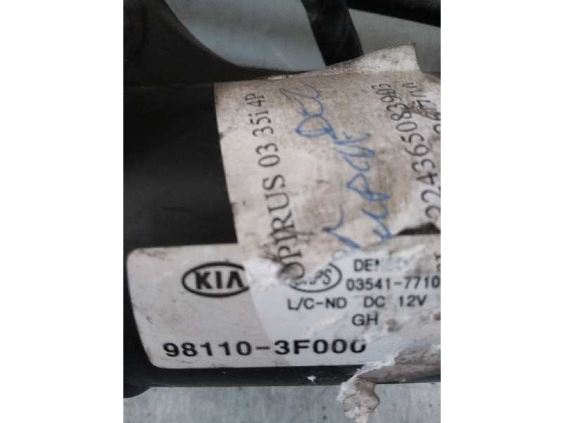 Recambio de motor limpia delantero para kia opirus 3.5 v6 cat referencia OEM IAM 035417710 981103F000 