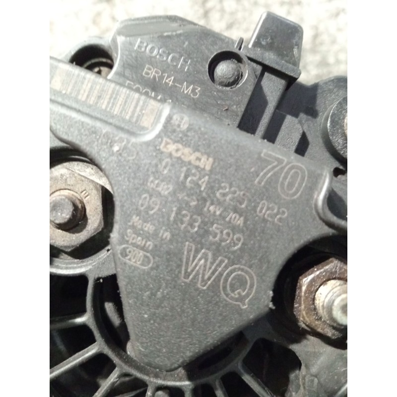 Recambio de alternador para opel agila a (h00) 1.0 12v (f68) referencia OEM IAM 0124225022 09133599 70A