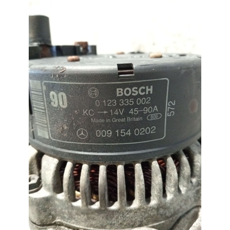 Recambio de alternador para mercedes-benz clase e (w210) e 200 (210.035) referencia OEM IAM 0123335002 0091540202 90A