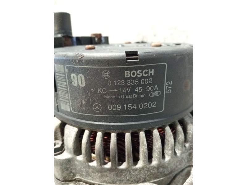 Recambio de alternador para mercedes-benz clase e (w210) e 200 (210.035) referencia OEM IAM 0123335002 0091540202 90A