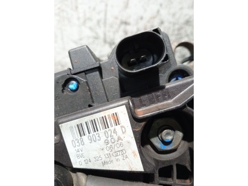 Recambio de alternador para skoda octavia i (1u2) 1.9 tdi referencia OEM IAM 038903024D 0124325131 