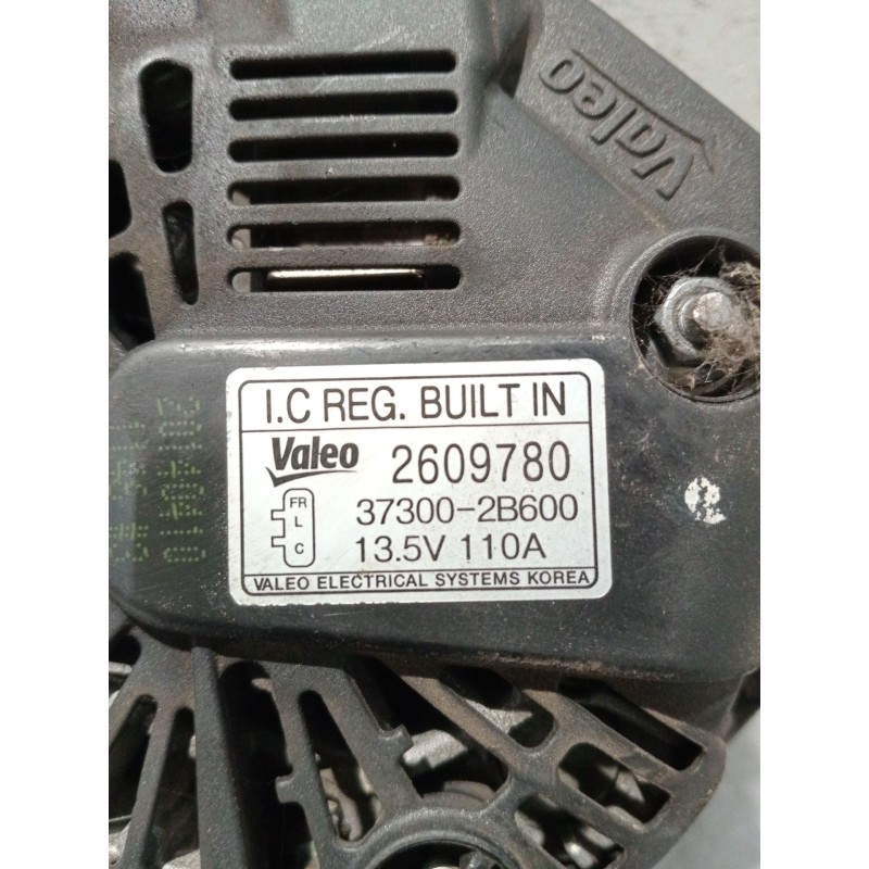 Recambio de alternador para kia sportage iii (sl) 1.6 gdi referencia OEM IAM 373002B600 2609780 