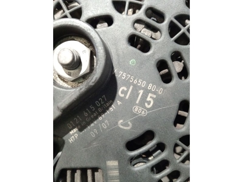 Recambio de alternador para mini mini (r56) one referencia OEM IAM V757565080 0121615025 