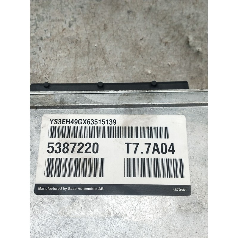 Recambio de centralita motor uce para saab 9-5 (ys3e) 2.3 turbo referencia OEM IAM 5387220 YSEH49GX63515139 