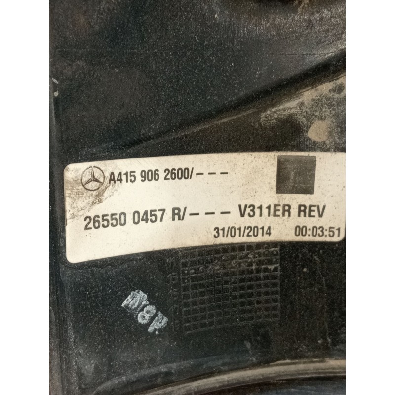 Recambio de piloto trasero derecho para mercedes-benz citan monospace (w415) 109 cdi (415.703) referencia OEM IAM A4159062600 26