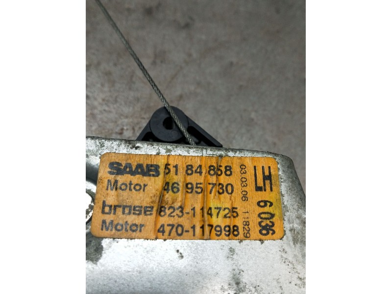 Recambio de elevalunas trasero izquierdo para saab 9-5 (ys3e) 2.3 turbo referencia OEM IAM 5184868 4695730 5P