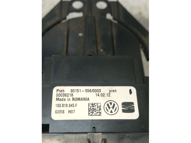 Recambio de mando calefaccion / aire acondicionado para seat mii (kf1, ke1) 1.0 referencia OEM IAM 1S0819045F  