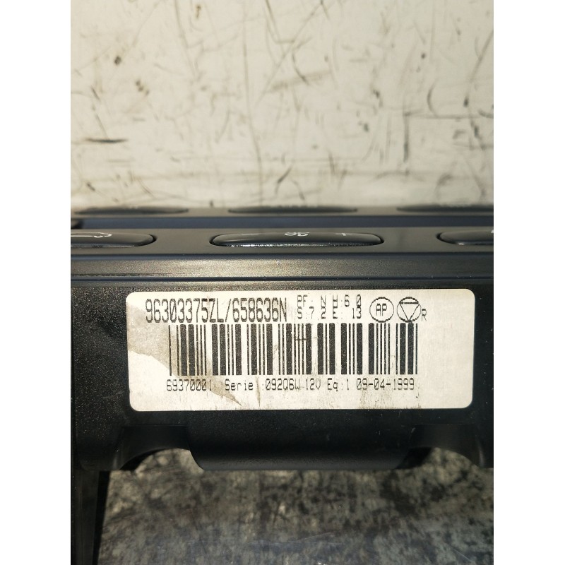 Recambio de mando calefaccion / aire acondicionado para peugeot 406 (8b) 2.0 hdi 110 referencia OEM IAM 96303375ZL  