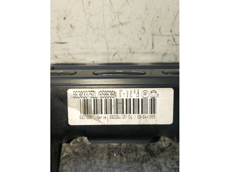 Recambio de mando calefaccion / aire acondicionado para peugeot 406 (8b) 2.0 hdi 110 referencia OEM IAM 96303375ZL  