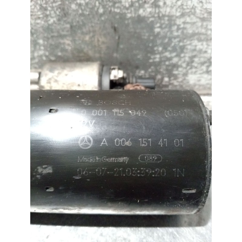 Recambio de motor arranque para mercedes-benz clase m (w164) 320 / 350 cdi (164.122) referencia OEM IAM A0061514101 0001115049 