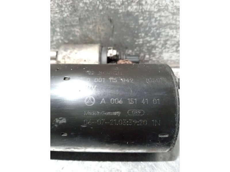 Recambio de motor arranque para mercedes-benz clase m (w164) 320 / 350 cdi (164.122) referencia OEM IAM A0061514101 0001115049 