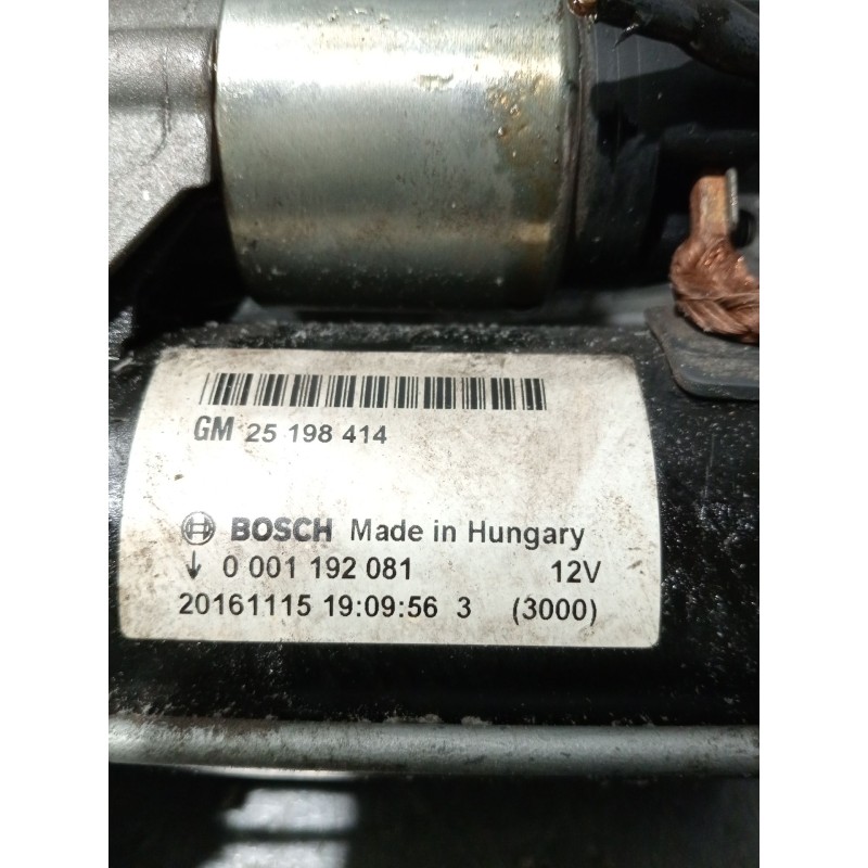 Recambio de motor arranque para opel corsa e (x15) 1.4 (08, 68) referencia OEM IAM 251984414 0001192081 