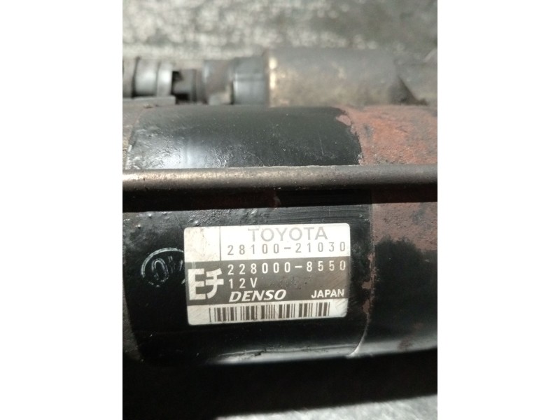 Recambio de motor arranque para toyota yaris (_p1_) 1.3 (ncp10_, scp12_) referencia OEM IAM 2810021030 2280008550 