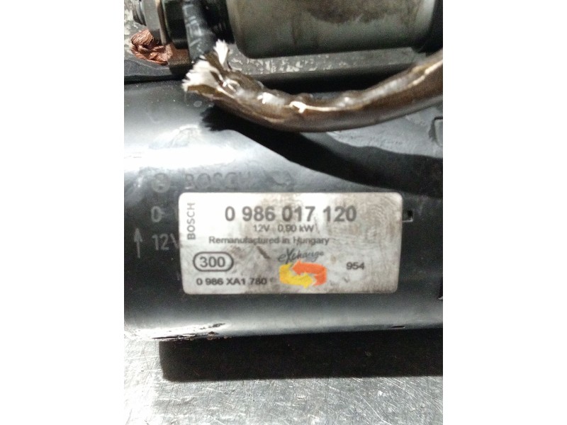 Recambio de motor arranque para opel meriva a monospace (x03) 1.6 16v (e75) referencia OEM IAM 0986017120 0986XA1780 