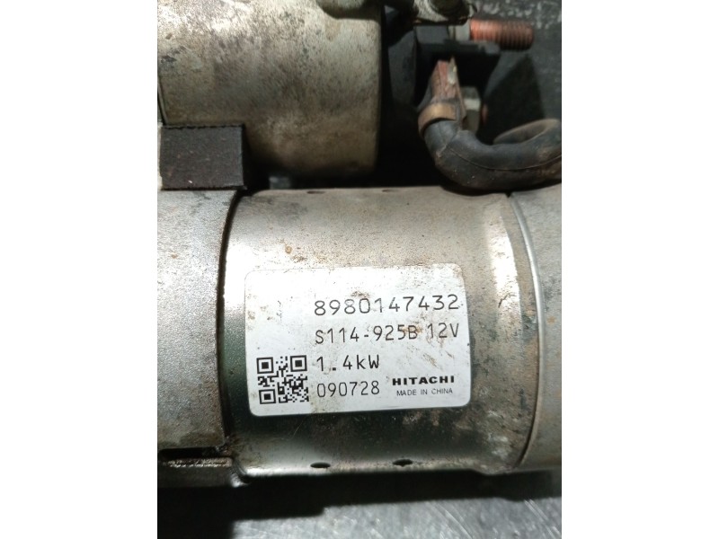 Recambio de motor arranque para opel zafira / zafira family b (a05) 1.7 cdti (m75) referencia OEM IAM 8980147432 S114925B 
