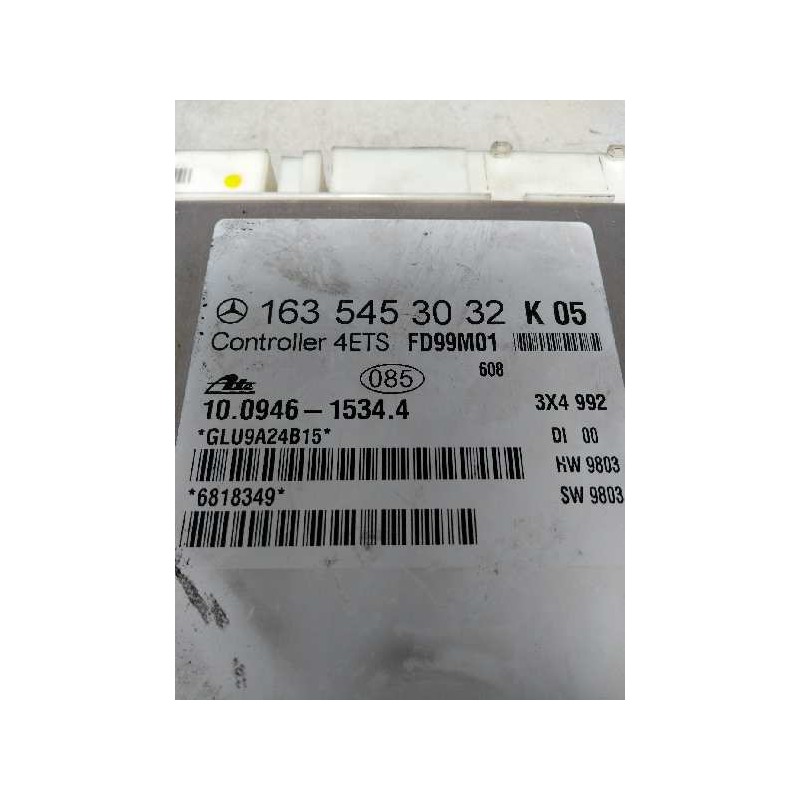 Recambio de centralita abs para mercedes clase m (w163) 2.3 16v cat referencia OEM IAM 10094615344 1635453032 FD99M01 K05
