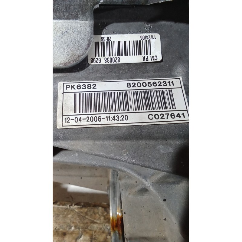 Recambio de caja cambios para renault laguna ii (bg0/1_) 1.9 dci (bg1a, bg1v) referencia OEM IAM PK6382 6V C027641