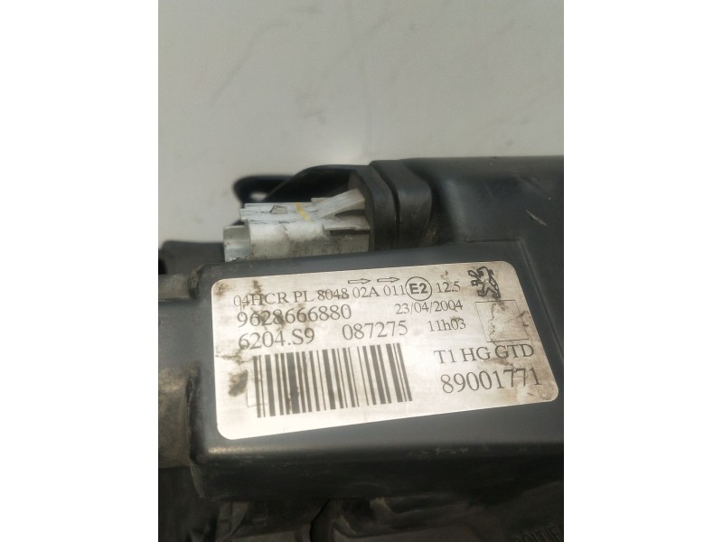 Recambio de faro derecho para peugeot 206 hatchback (2a/c) 1.4 i referencia OEM IAM 962866880 89001771 
