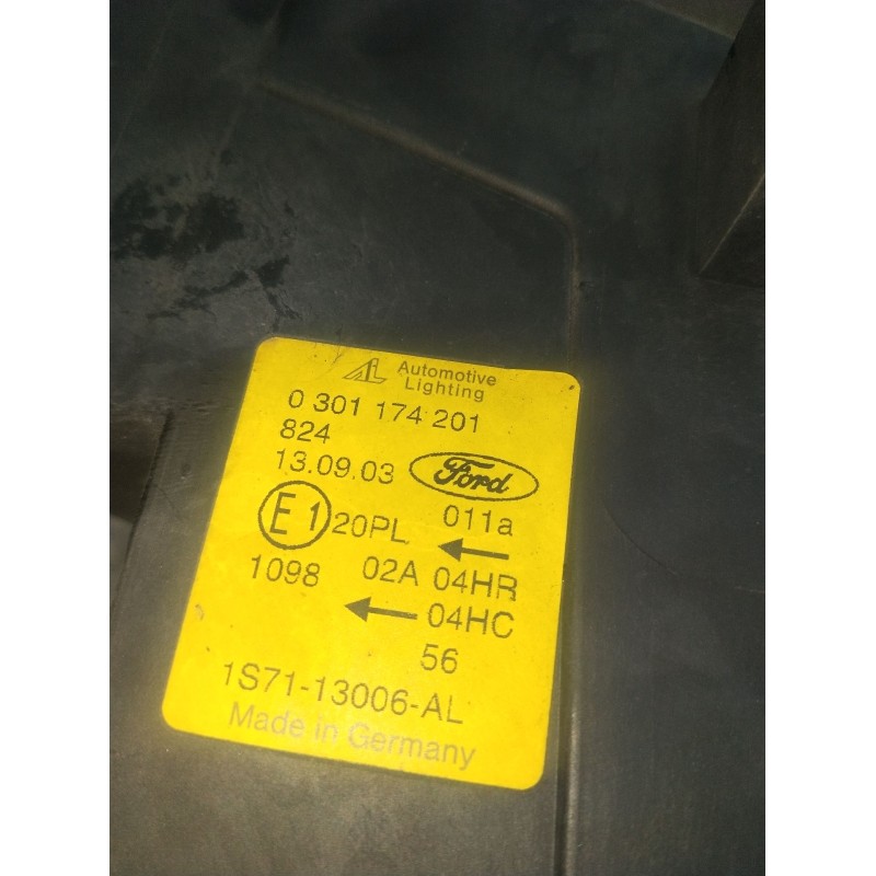 Recambio de faro izquierdo para ford mondeo iii sedán (b4y) 1.8 16v referencia OEM IAM 0301174201 1S7113006AL 