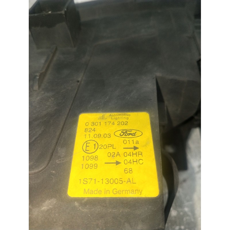 Recambio de faro derecho para ford mondeo iii sedán (b4y) 1.8 16v referencia OEM IAM 0301174202 1S7113005AL 