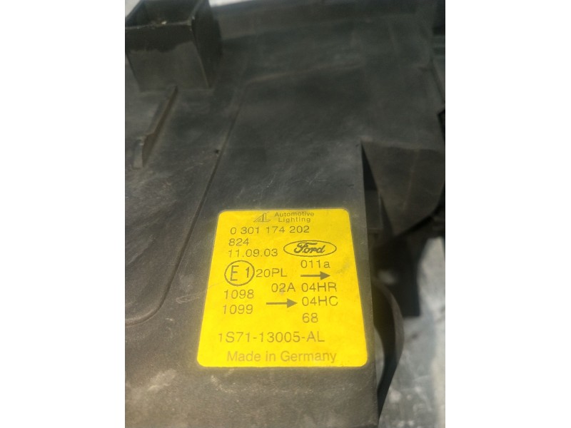 Recambio de faro derecho para ford mondeo iii sedán (b4y) 1.8 16v referencia OEM IAM 0301174202 1S7113005AL 