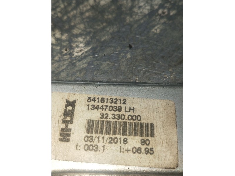 Recambio de elevalunas delantero izquierdo para opel corsa e (x15) 1.4 (08, 68) referencia OEM IAM 541613212 13447038LH 5P