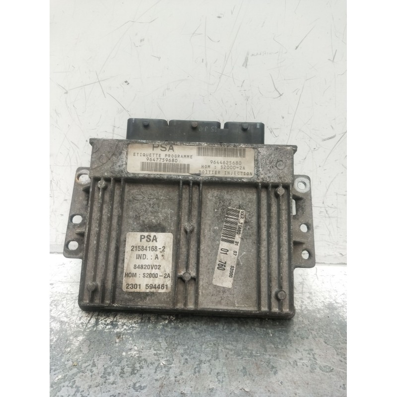 Recambio de centralita motor uce para peugeot 206 hatchback (2a/c) 1.4 i referencia OEM IAM 9644625680 9647759680 