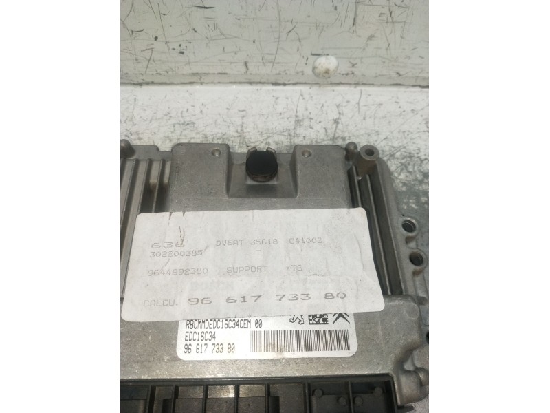 Recambio de centralita motor uce para peugeot 307 (3a/c) 1.6 hdi referencia OEM IAM 9661773380 9644692380 302200385