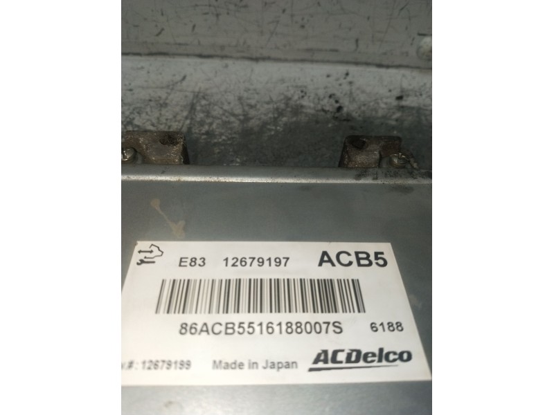Recambio de centralita motor uce para opel corsa e (x15) 1.4 (08, 68) referencia OEM IAM E8312679197 86ACB5516188007S 12679199