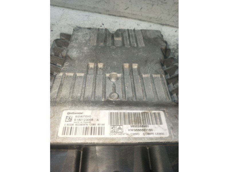 Recambio de centralita motor uce para peugeot 5008 (0u_, 0e_) 1.6 hdi referencia OEM IAM 9800268980 HW9666681180 