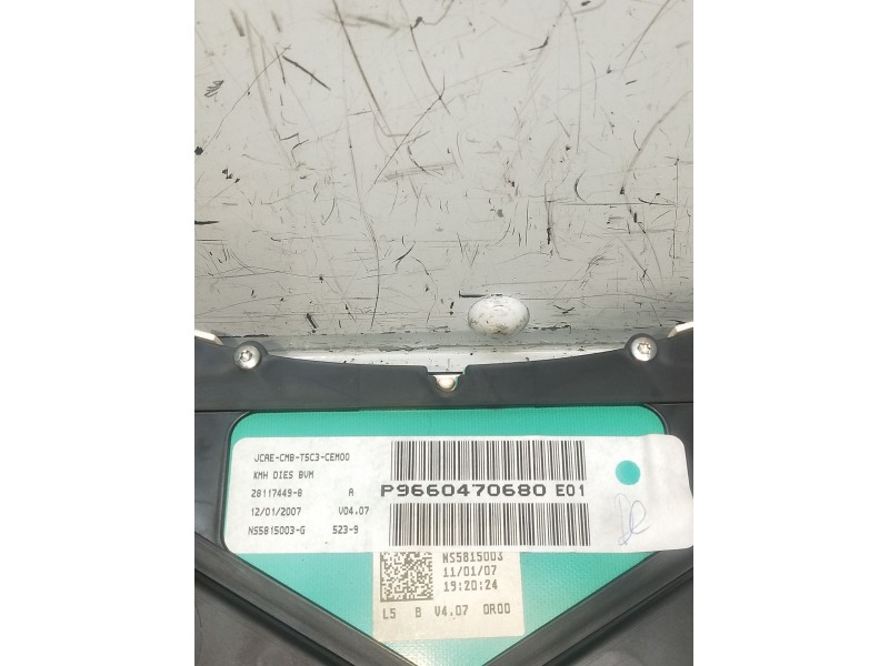 Recambio de cuadro instrumentos para peugeot 307 (3a/c) 1.6 hdi referencia OEM IAM P9660470680 281174498 