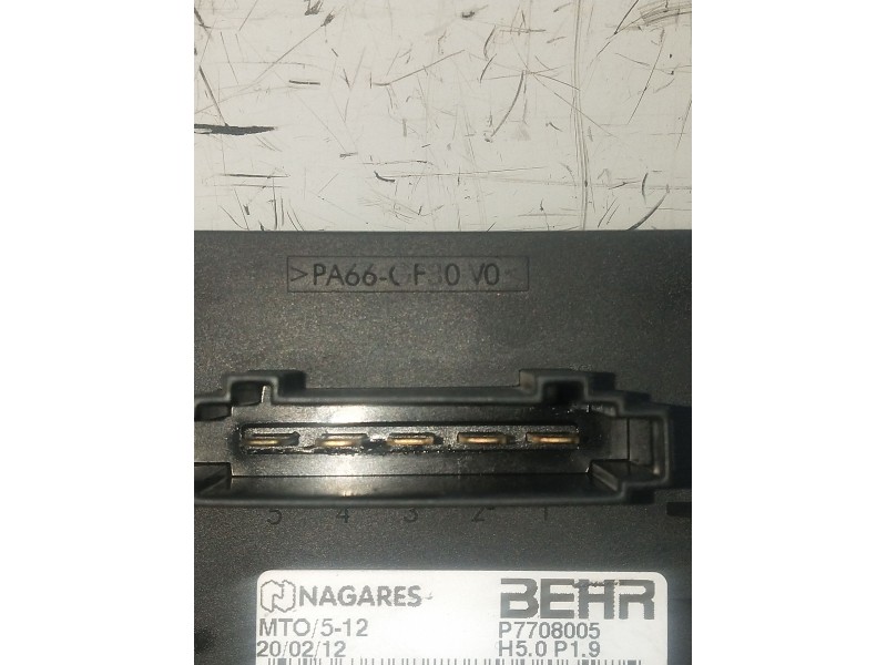 Recambio de resistencia calefaccion para peugeot 5008 (0u_, 0e_) 1.6 hdi referencia OEM IAM P770800500CIM7  