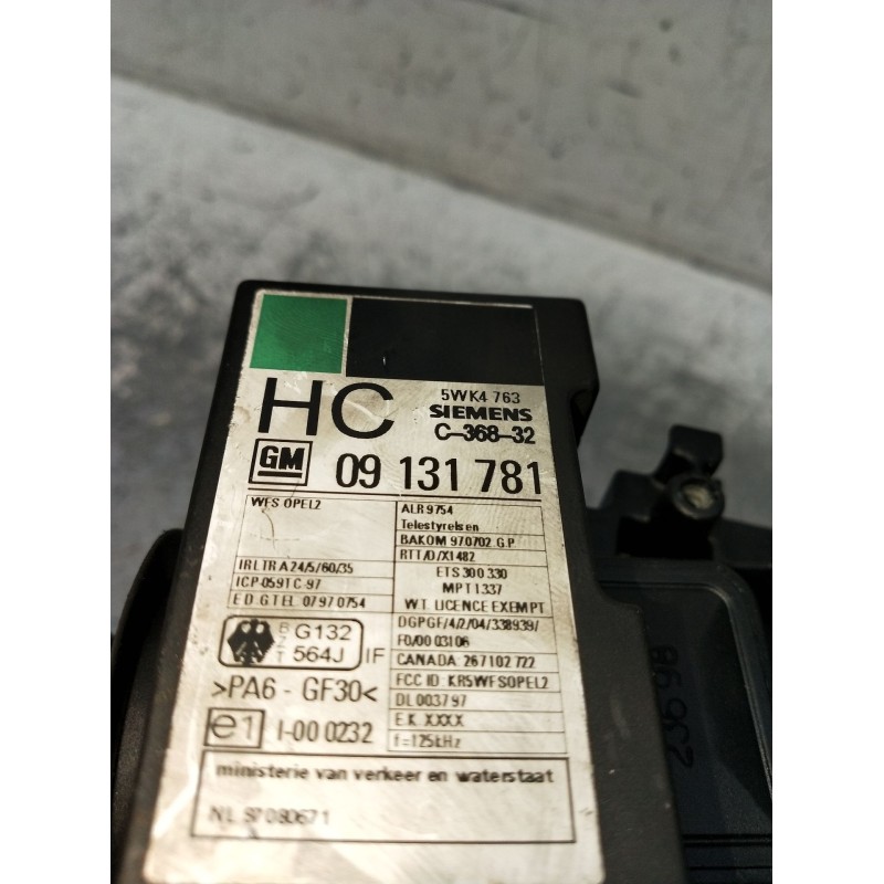 Recambio de conmutador de arranque para mazda 3 (bk) 1.6 (bk14) referencia OEM IAM 09131781 5WK4763 C36832