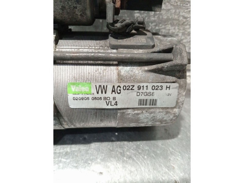 Recambio de motor arranque para volkswagen golf v variant (1k5) 1.9 tdi referencia OEM IAM 02Z911023  