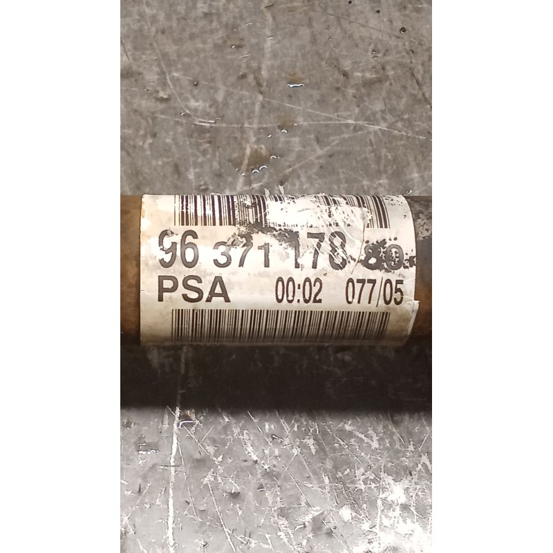 Recambio de transmision delantera derecha para peugeot 307 sw (3h) 1.6 hdi 110 referencia OEM IAM 9637117880  