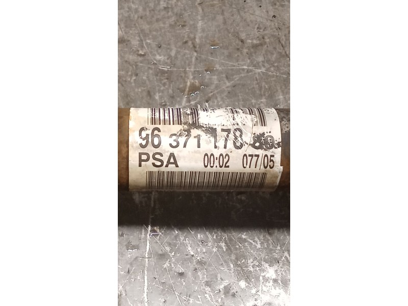 Recambio de transmision delantera derecha para peugeot 307 sw (3h) 1.6 hdi 110 referencia OEM IAM 9637117880  