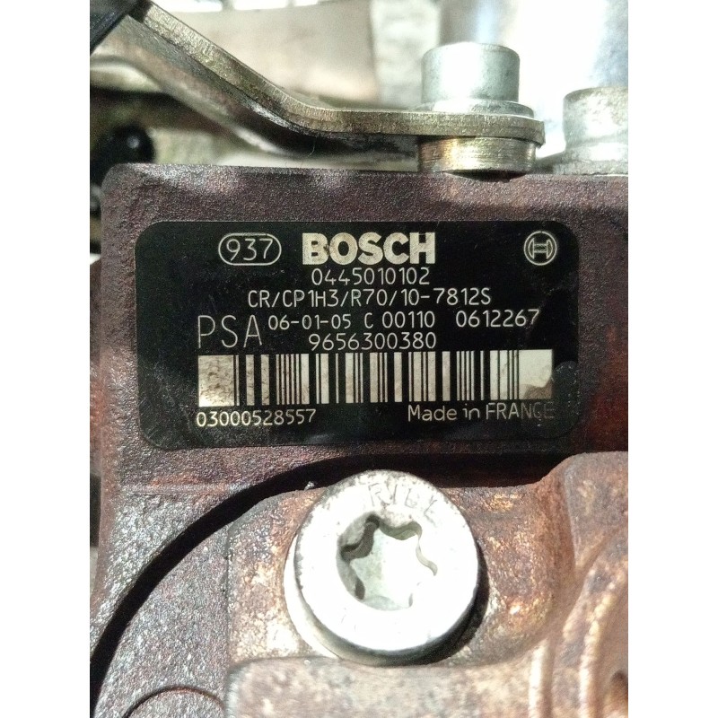 Recambio de bomba inyeccion para peugeot 307 sw (3h) 1.6 hdi 110 referencia OEM IAM 9656300380 0445010102 BOSCH