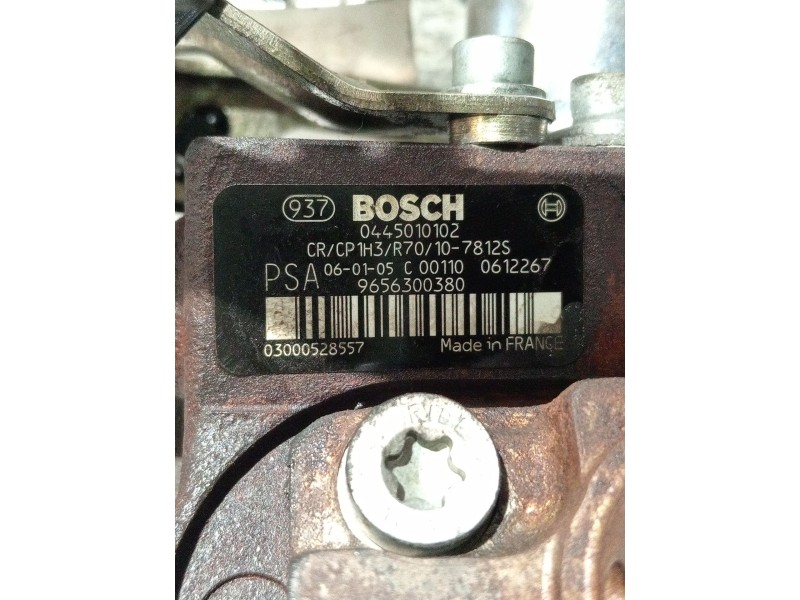Recambio de bomba inyeccion para peugeot 307 sw (3h) 1.6 hdi 110 referencia OEM IAM 9656300380 0445010102 BOSCH