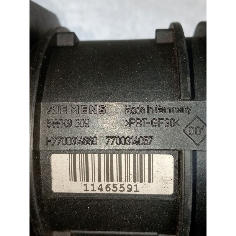 Recambio de caudalimetro para renault laguna ii grandtour (kg0/1_) 1.9 dci (kg0g) referencia OEM IAM 5WK9609 H7700314669 7700314