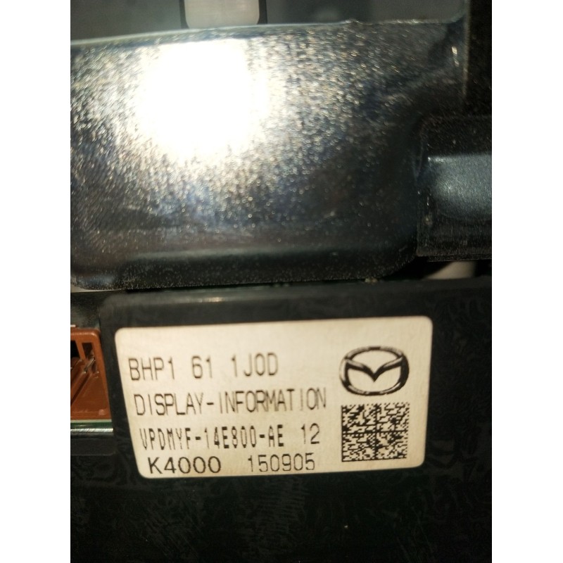 Recambio de pantalla multifuncion para mazda 3 (bm, bn) 2.2 d referencia OEM IAM BHP1611JOD K4000150905 